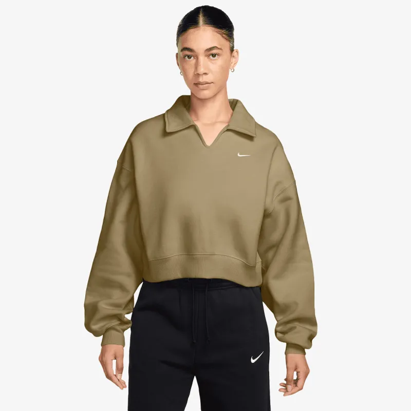 Nike W NK STDO FLC MW OS CRP POLO 