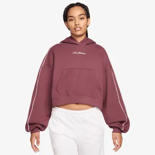 Nike W NK STDO FLC MW CRP SCLOP HDY 