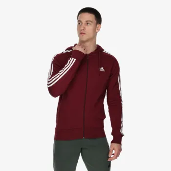 Mikina Essentials French Terry 3-Stripes Full-Zip 