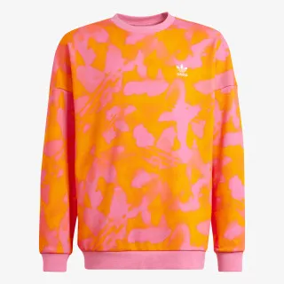 adidas Mikina Summer Allover Print Crew