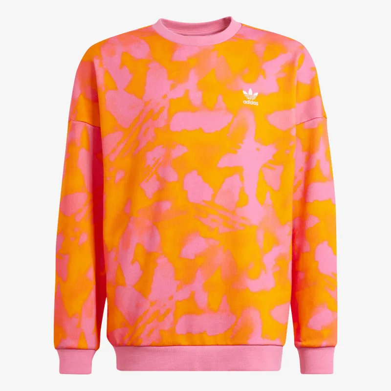 adidas Mikina Summer Allover Print Crew