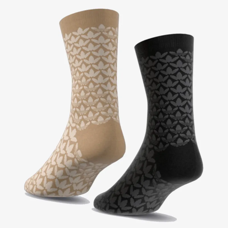 adidas Ponožky Monogram Crew – 2 páry