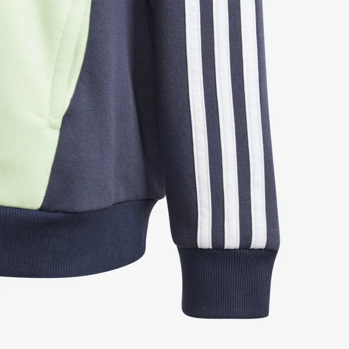 Mikina Tiberio 3-Stripes Colorblock Fleece Kids 