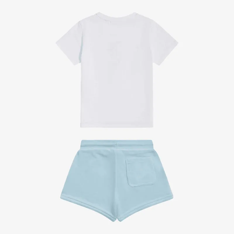 JUICY COUTURE JC Logo Tee & Velour Short Set 