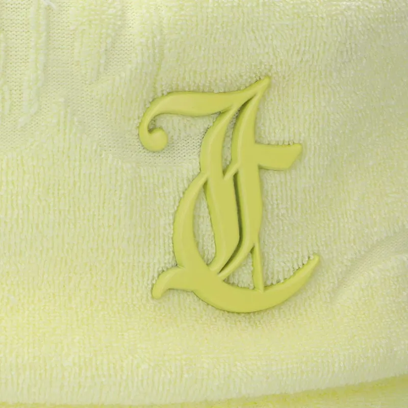 JUICY COUTURE ELEANNA MONOGRAM TOWELLING BUCKET HAT 