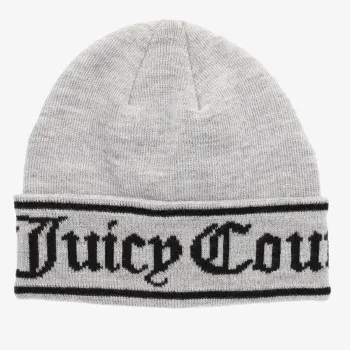 JUICY COUTURE INGRID FLAT KNIT BEANIE 