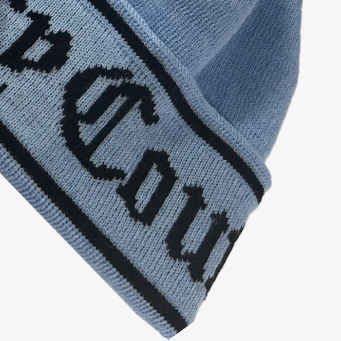 INGRID FLAT KNIT BEANIE 