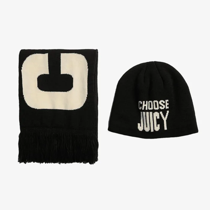 JUICY COUTURE JC SCARF/BEANIE 