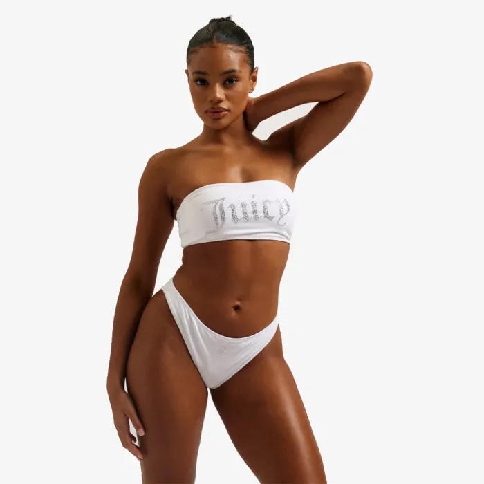 JUICY COUTURE BANDEAU BIKINI TOP 