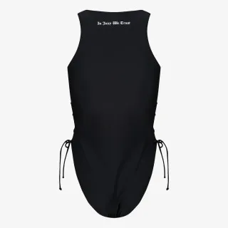 JUICY COUTURE ONE PIECE SWIMSUIT WITH LATTICE DETAIL 