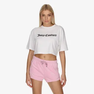 JUICY COUTURE 3D CROPPED TEE