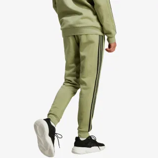 adidas Kalhoty Essentials Fleece 3-Stripes Tapered Cuff