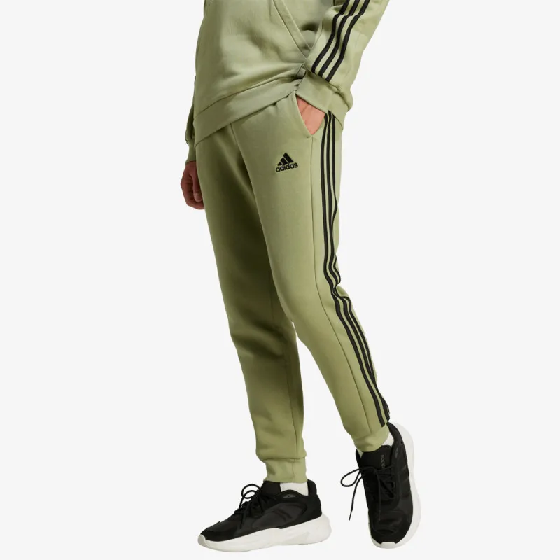 adidas Kalhoty Essentials Fleece 3-Stripes Tapered Cuff