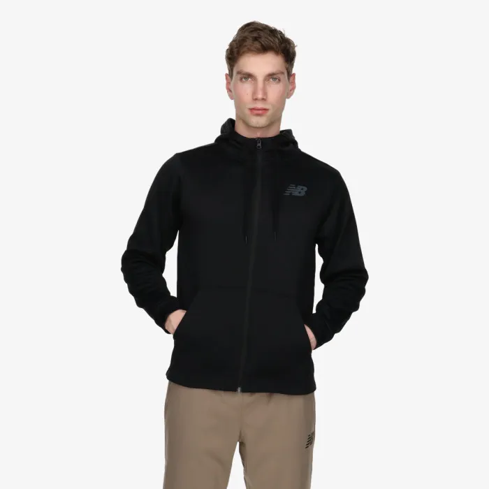 NEW BALANCE TEN PERF FLEECE FULL ZIP HOODIE 
