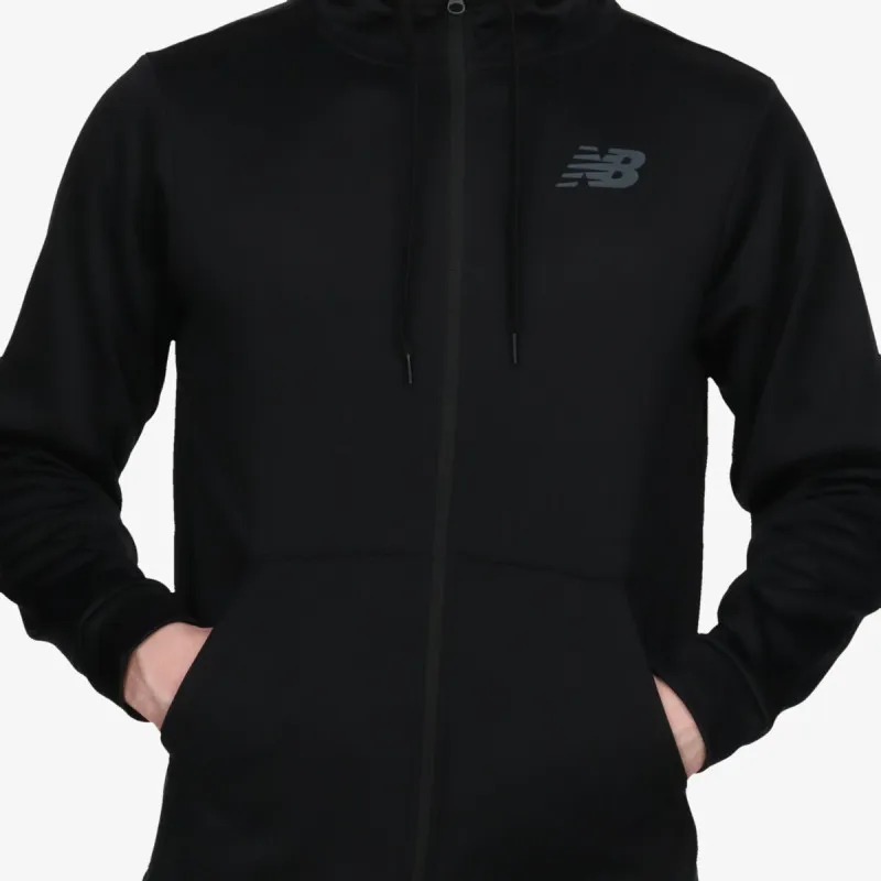 NEW BALANCE TEN PERF FLEECE FULL ZIP HOODIE