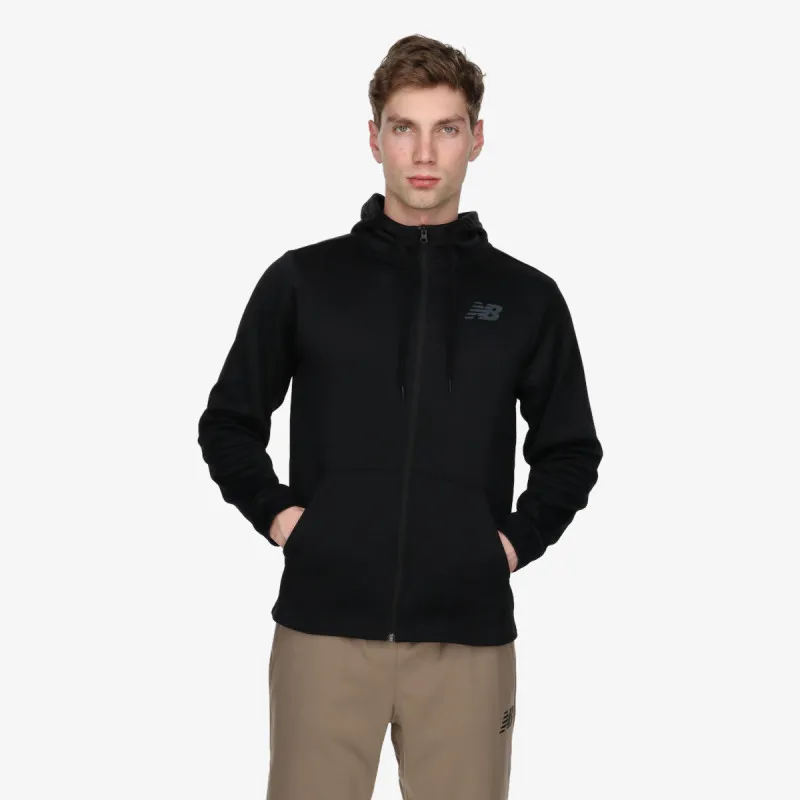 NEW BALANCE TEN PERF FLEECE FULL ZIP HOODIE