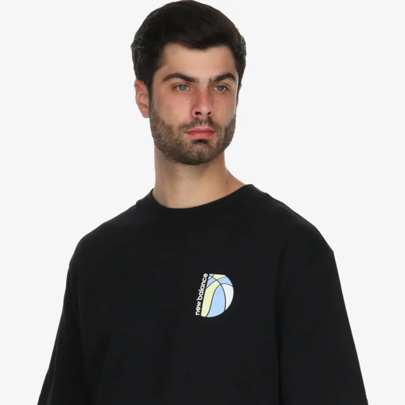 NEW BALANCE Hoops Mosaic Court Graphic T-Shirt 