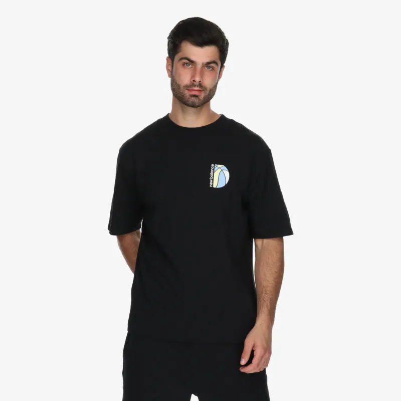 NEW BALANCE Hoops Mosaic Court Graphic T-Shirt 