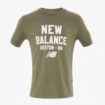 NEW BALANCE Stamp T-Shirt Green 