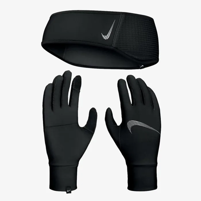 MEN'S ESSENTIAL RUNNING HEADBAND AND GLOVE SET N. 