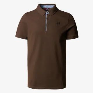 THE NORTH FACE M PREMIUM POLO PIQUET-EU DEMITASSE BROWN 