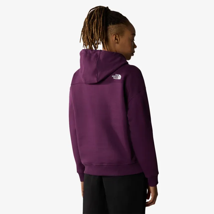 THE NORTH FACE W LIGHT DREW PEAK HOODIE-EU BLACK CURRAN 