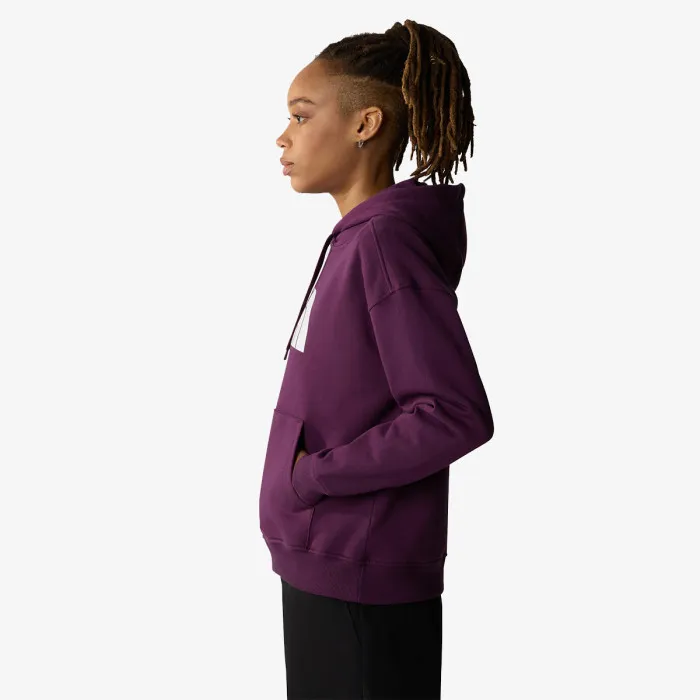 THE NORTH FACE W LIGHT DREW PEAK HOODIE-EU BLACK CURRAN 