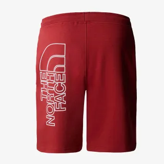 THE NORTH FACE M GRAPHIC SHORT LIGHT-EU IRON RED