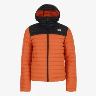 THE NORTH FACE M STRCH DWN HDIE BRNTOCHR/TNFBLK