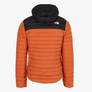 THE NORTH FACE M STRCH DWN HDIE BRNTOCHR/TNFBLK
