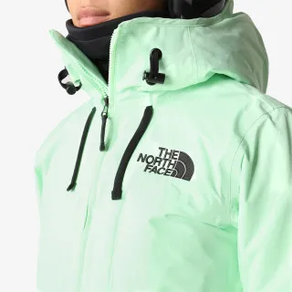 THE NORTH FACE W SUPERLU JACKET PATINA GREEN/WILD GINGE