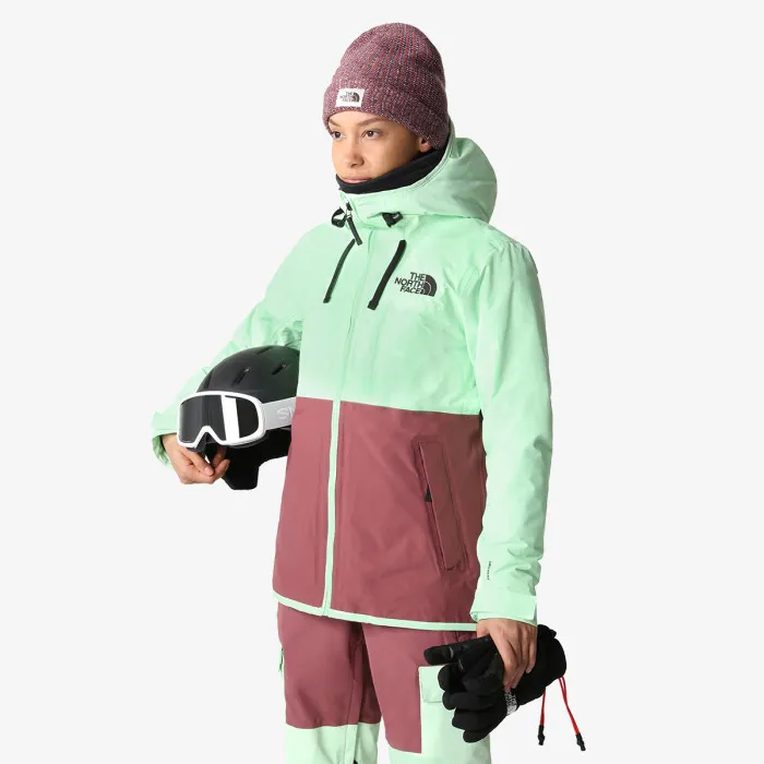 THE NORTH FACE W SUPERLU JACKET PATINA GREEN/WILD GINGE