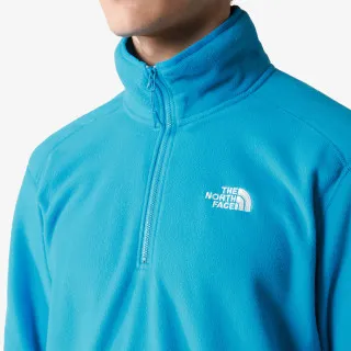 THE NORTH FACE M 100 GLACIER 1/4 ZIP - EU ACOUSTIC BLUE