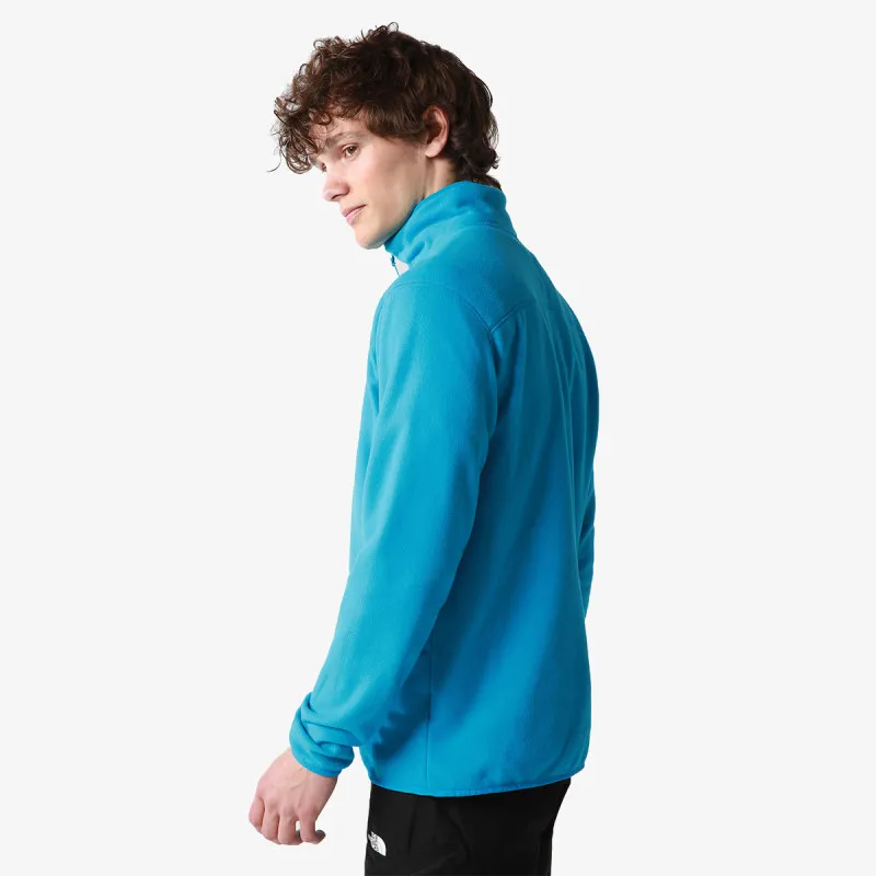 THE NORTH FACE M 100 GLACIER 1/4 ZIP - EU ACOUSTIC BLUE