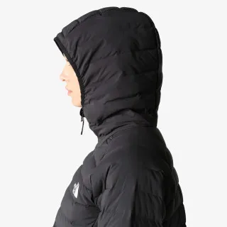 THE NORTH FACE W BELLEVIEW STRETCH DOWN HOODIE TNF BLAC
