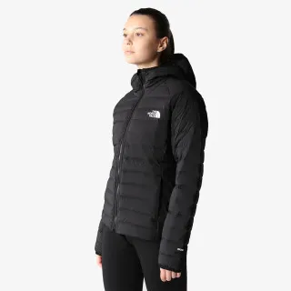 THE NORTH FACE W BELLEVIEW STRETCH DOWN HOODIE TNF BLAC