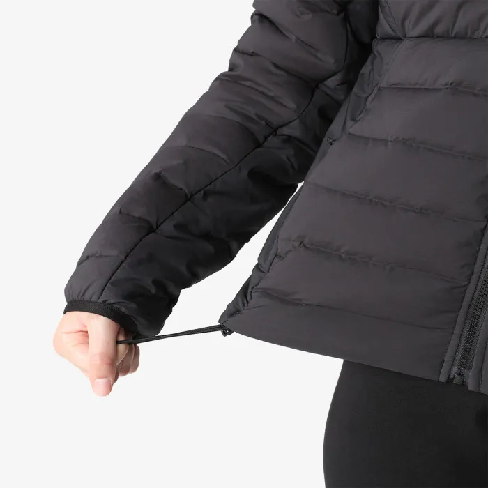 THE NORTH FACE W BELLEVIEW STRETCH DOWN HOODIE TNF BLAC 