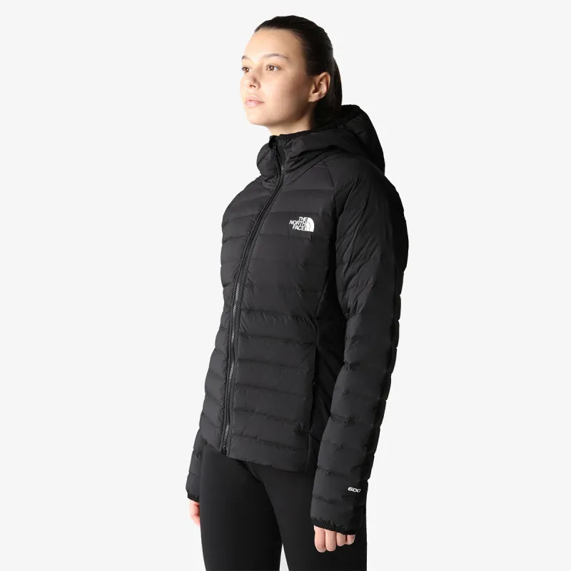 THE NORTH FACE W BELLEVIEW STRETCH DOWN HOODIE TNF BLAC