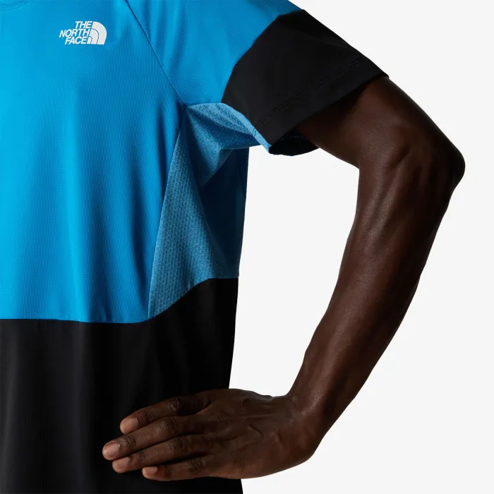 THE NORTH FACE M BOLT TECH TEE SKYLINE BLUE/TNF BLACK 