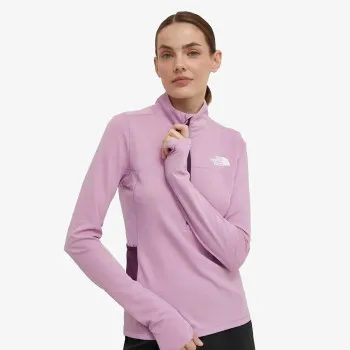 THE NORTH FACE W SUNRISER 1/4 ZIP MINERAL PURPLE/BLACK 