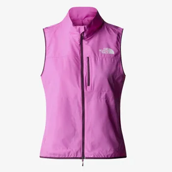 THE NORTH FACE W HIGHER RUN WIND VEST VIOLET CROCUS 