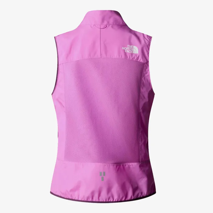THE NORTH FACE W HIGHER RUN WIND VEST VIOLET CROCUS 