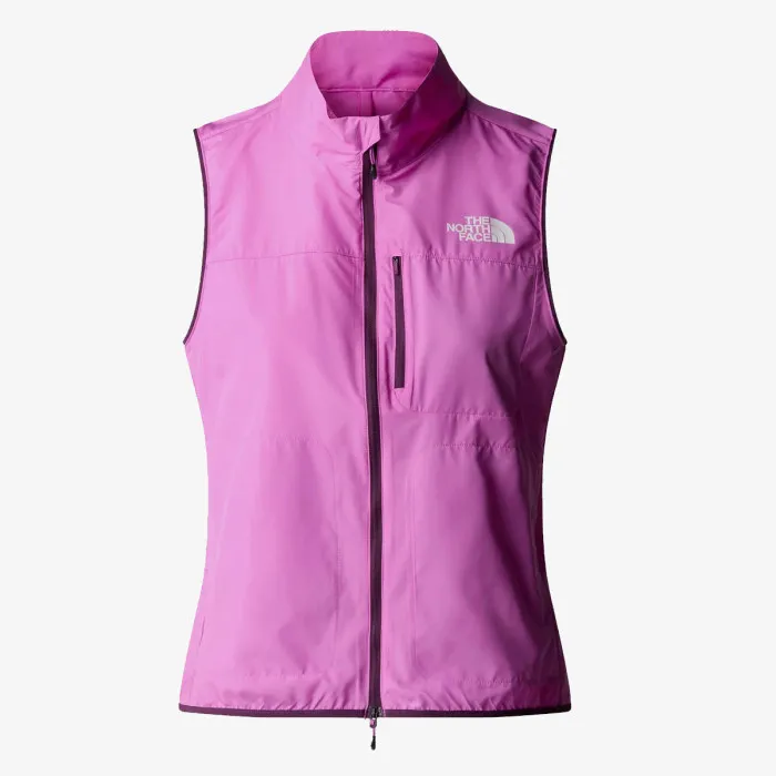 THE NORTH FACE W HIGHER RUN WIND VEST VIOLET CROCUS 