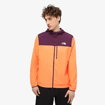 M HIGHER RUN WIND JACKET VIVID FLAME/BLA 