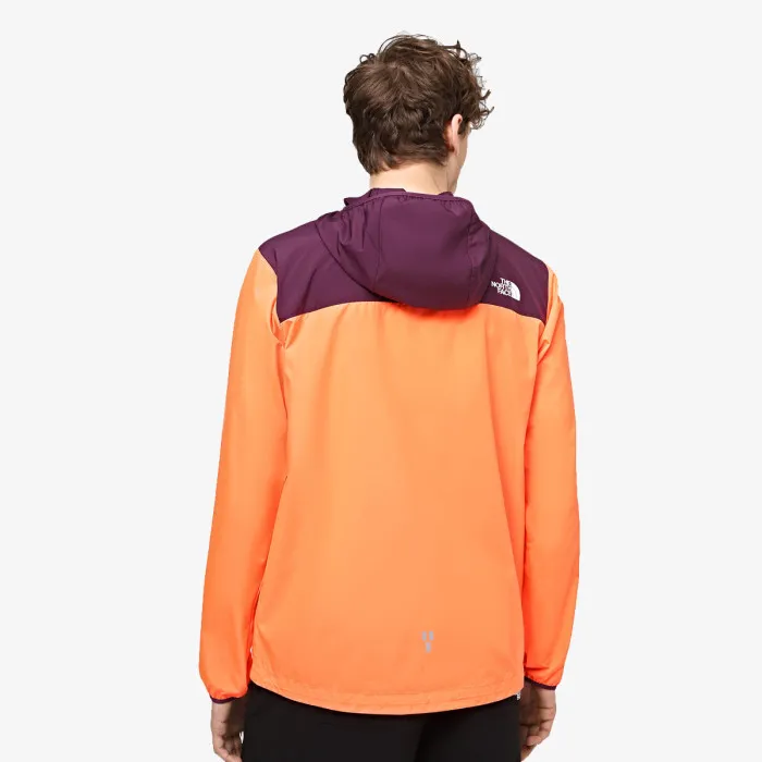 M HIGHER RUN WIND JACKET VIVID FLAME/BLA 