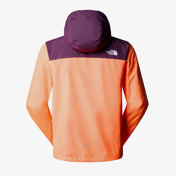 M HIGHER RUN WIND JACKET VIVID FLAME/BLA 