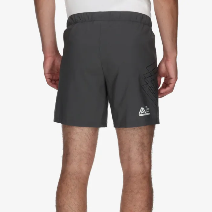 M MA WOVEN SHORT GRAPHIC ANTHRACITE GREY 