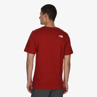 THE NORTH FACE M S/S EASY TEE IRON RED