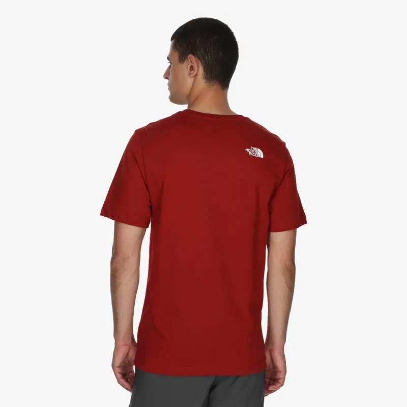 THE NORTH FACE M S/S EASY TEE IRON RED