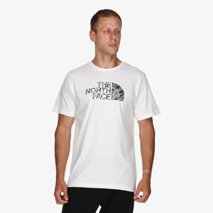 M S/S EASY TEE TNF WHITE/TNF BLACK BET 